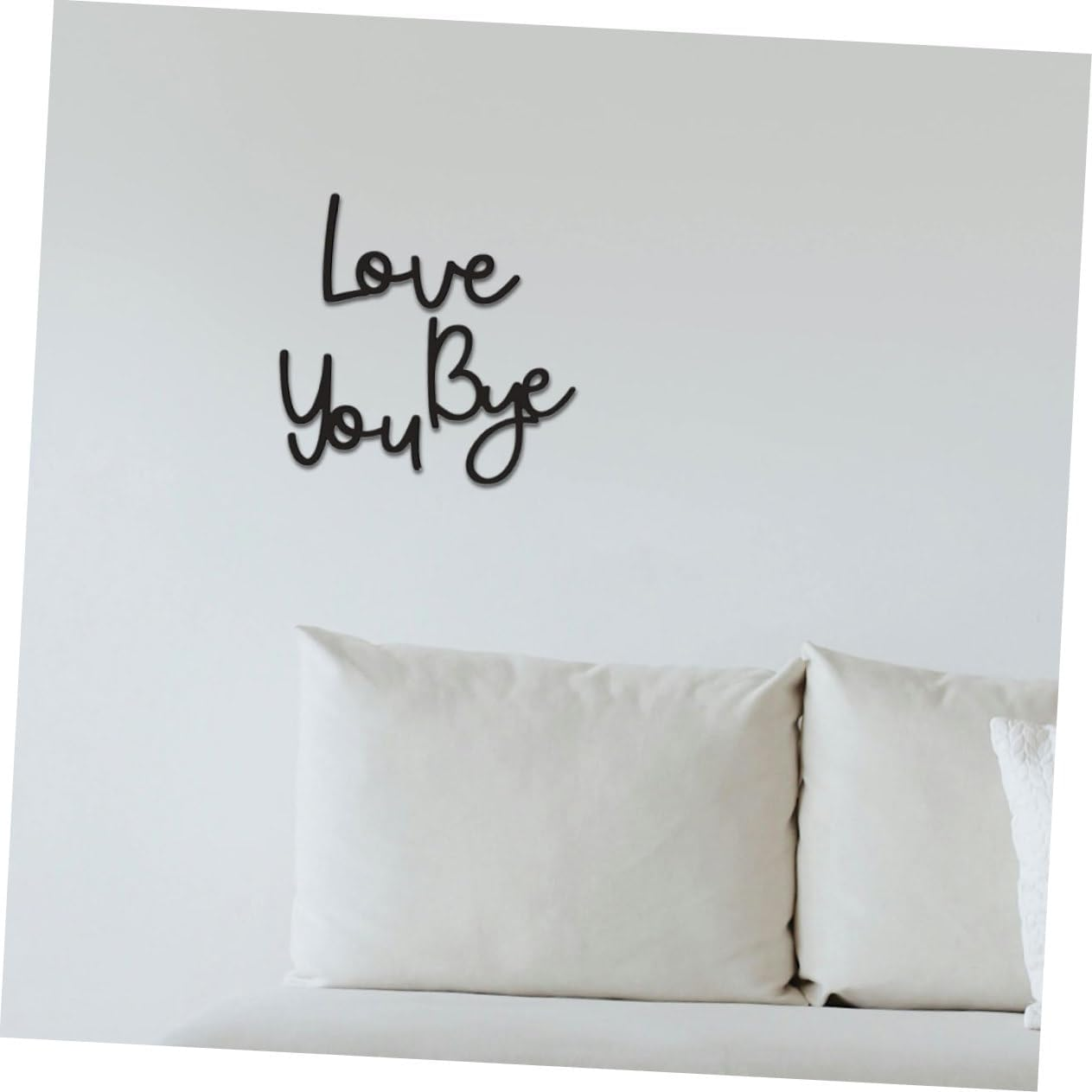 Levemolo Wooden Letter Wall Art Life Decor Handcarved Pine Wood Sign for Living Room Bedroom Entryway Artistic Home Ornament image number 3