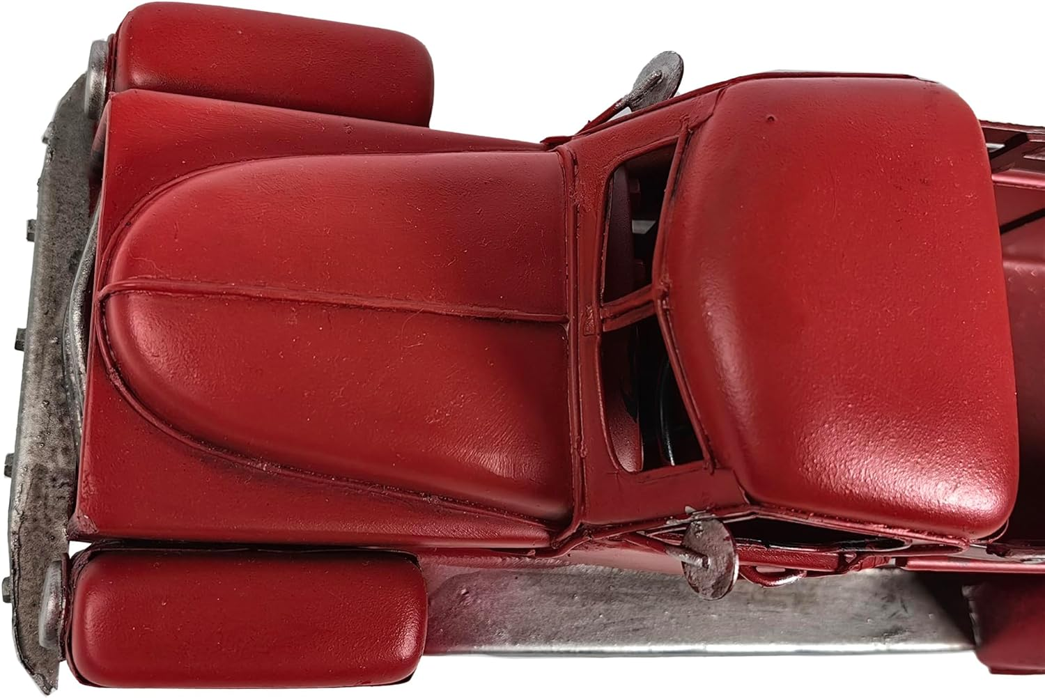 Ychtewy-Iron Classic Red Truck Pick-Up Model Collectible Vehicle Decoration, Metal Truck Christmas Decor ，Unique Blend of Vintage, Rustic, Farmhouse Truck Decor for Table Top Decor. (A)&hellip; image number 3