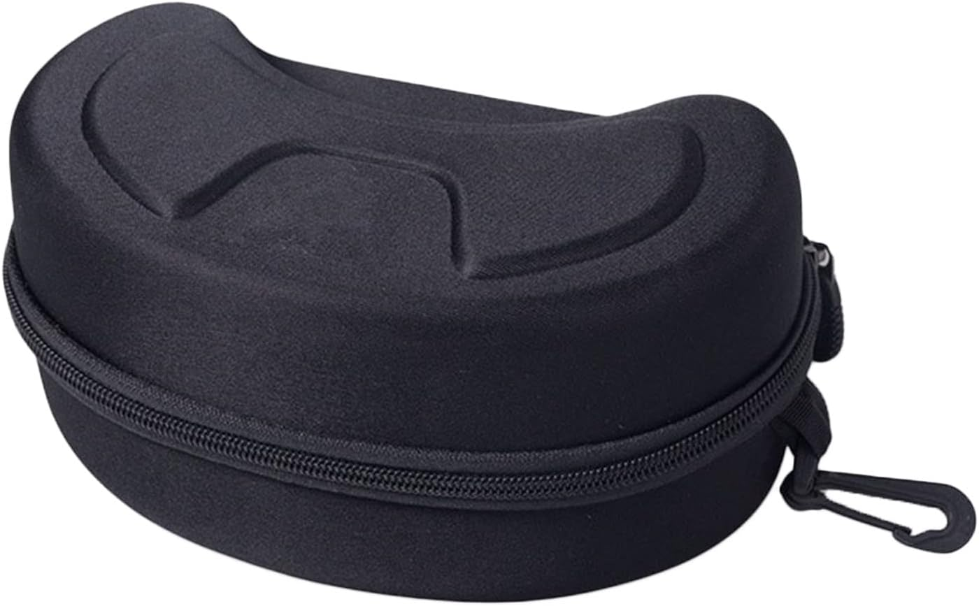 CENZICOM Large Hard Sports Glasses Case, Snow Goggles Box, Sports Glasses Storage Holder, Protective Goggle Case，2Pcs