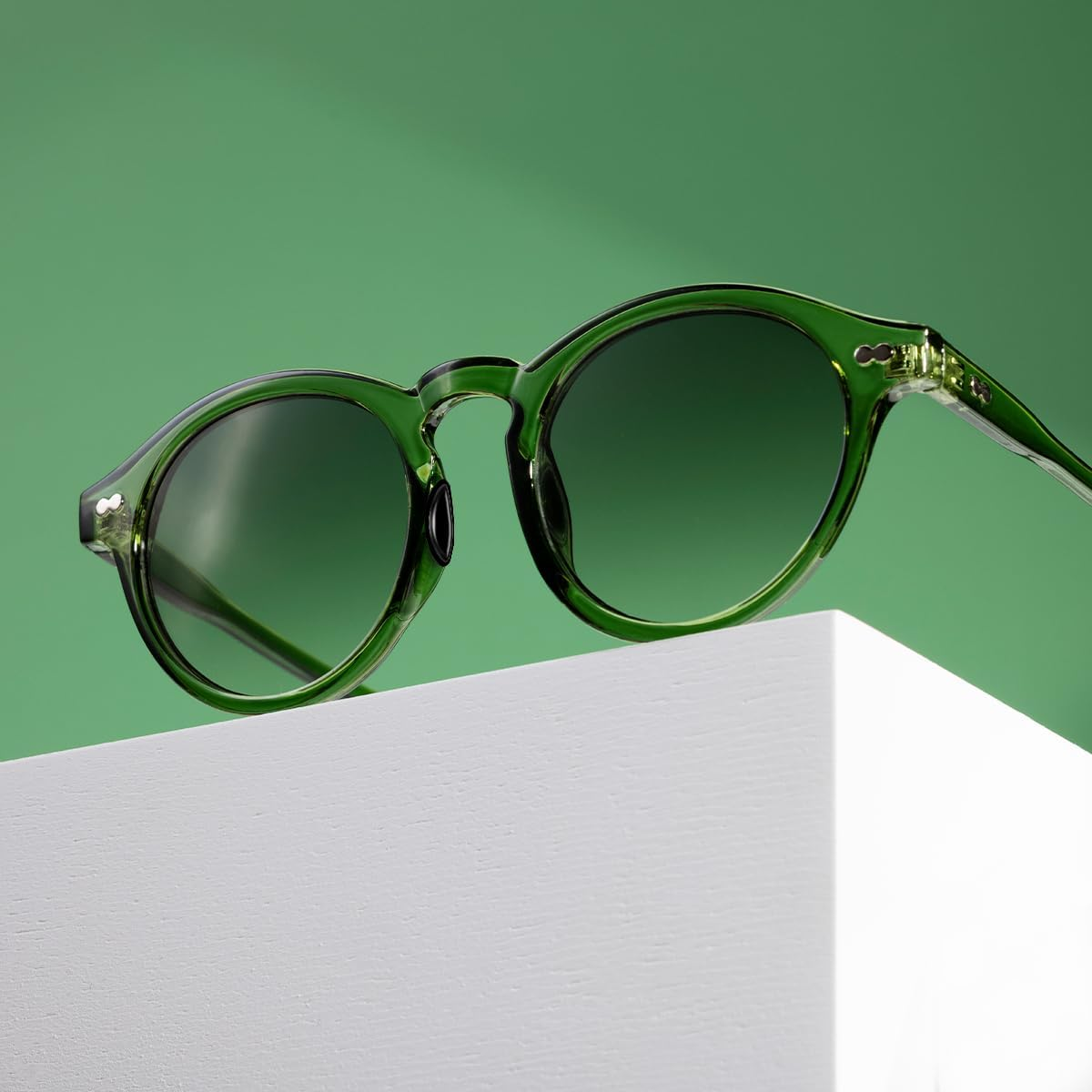 WELANE Glasses Nose Pads, 40 PCS Silicone Anti-Slip Nose Pad for Eyeglass Glasses Sunglasses (Clear & Black) image number 5