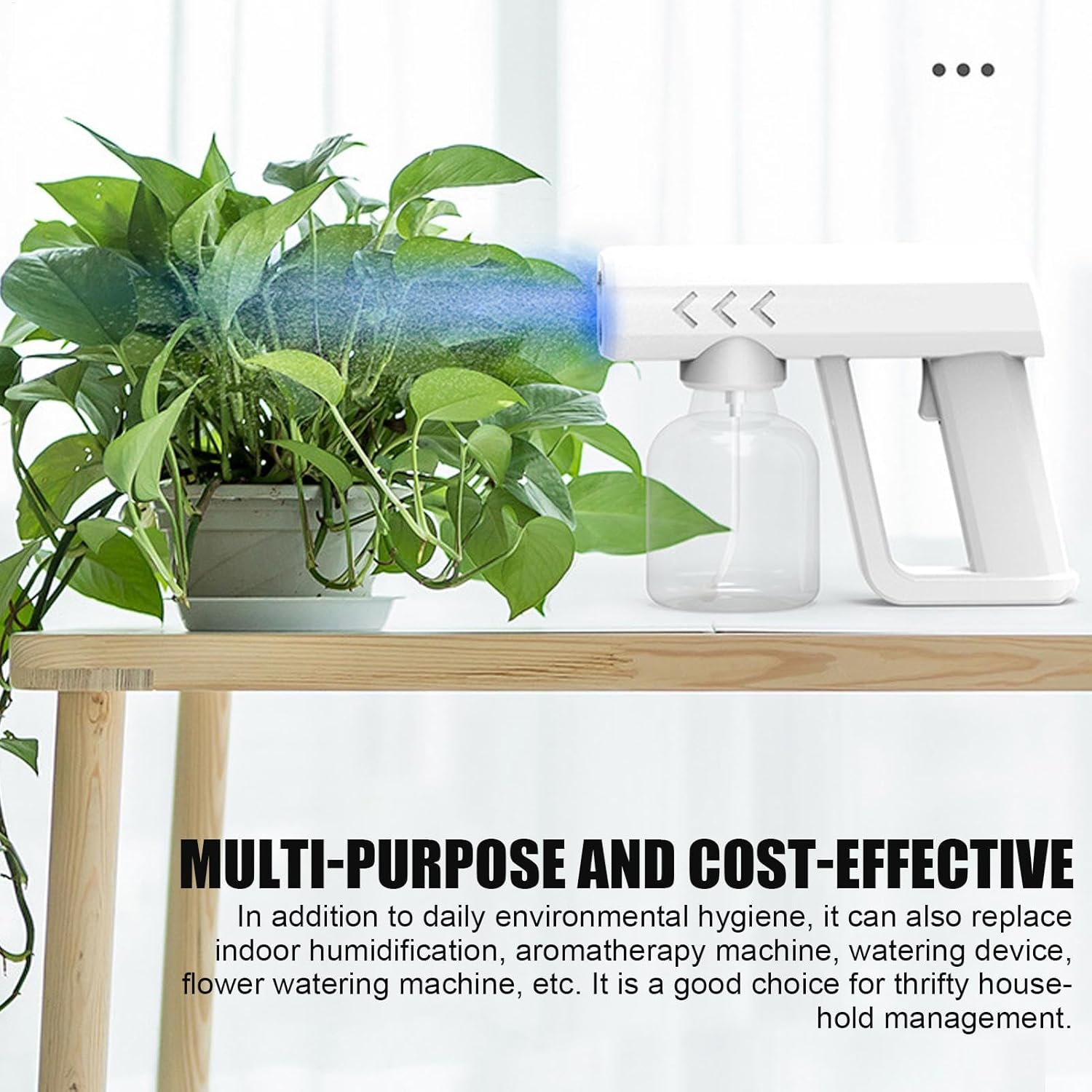 Atomizer for Home Atomizer, Atomizer Bottle - Cordless Spray Bottle Atomizer Handheld | Blue Light Clean Sprayer for Father Study Home and Car Cleaning Bedroom, HUS image number 1