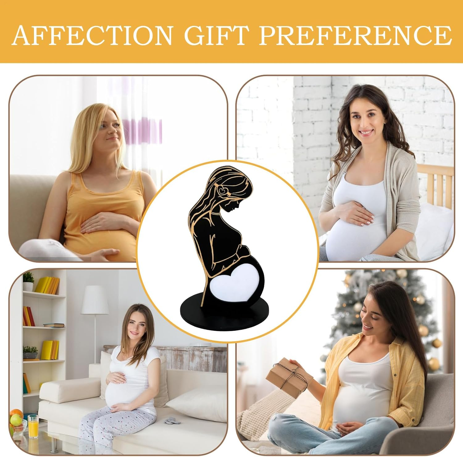 Heart'S Sign Baby Scan Picture Frames - Baby Scan Photo Frames Pregnancygifts for New Mum to Be | Uniquescan Framegifts for Pregnant Women, 20X12X0.5 Cm image number 6