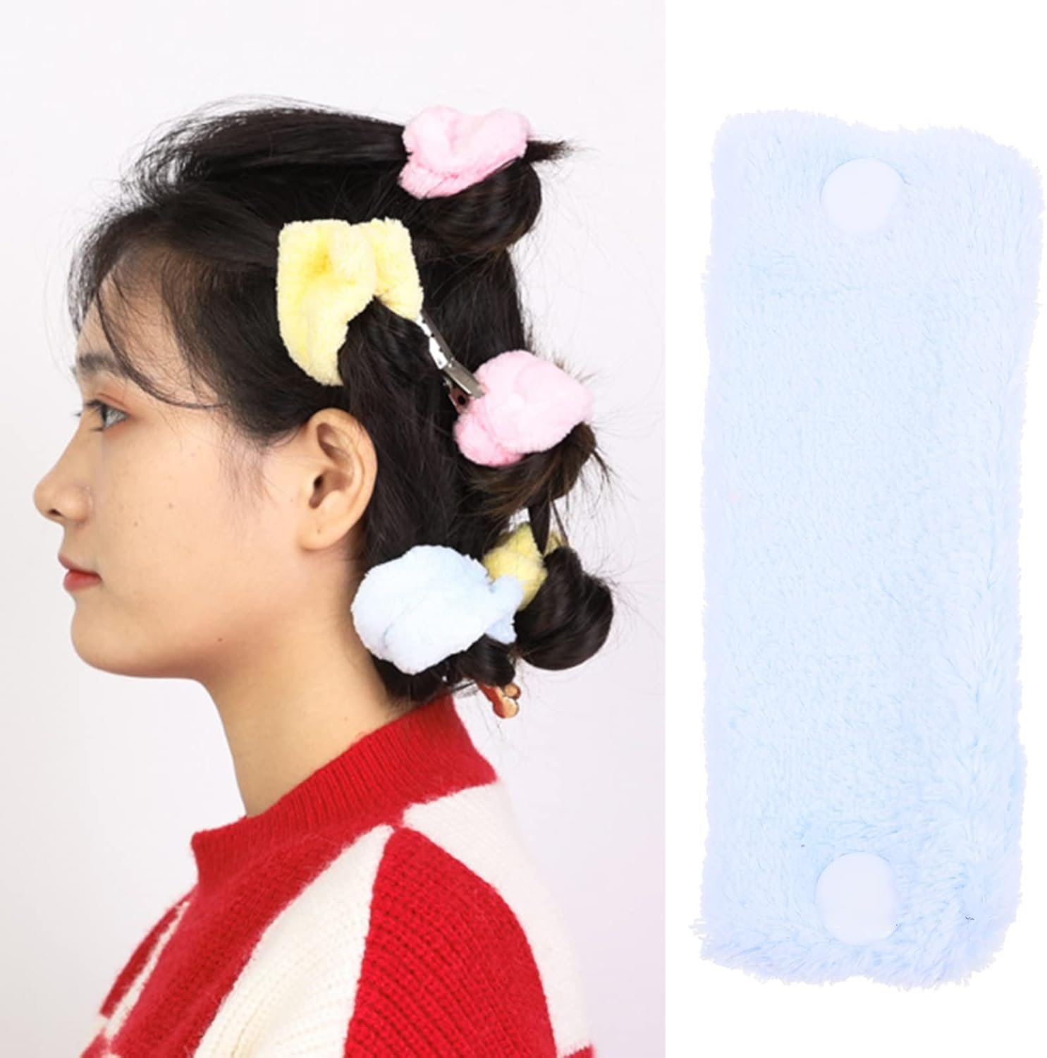 Beavorty Curler for Curly Hair Products No Heat Hair Curler Styling Satin Rollers image number 5