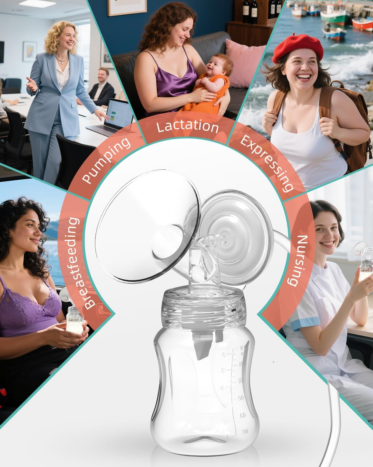 Spectra Replacement Pump Parts, Replace Backflow Protector and Duckbill Valves, Tubes and Membrane for Spectra S1 S2 9 Plus image number 2