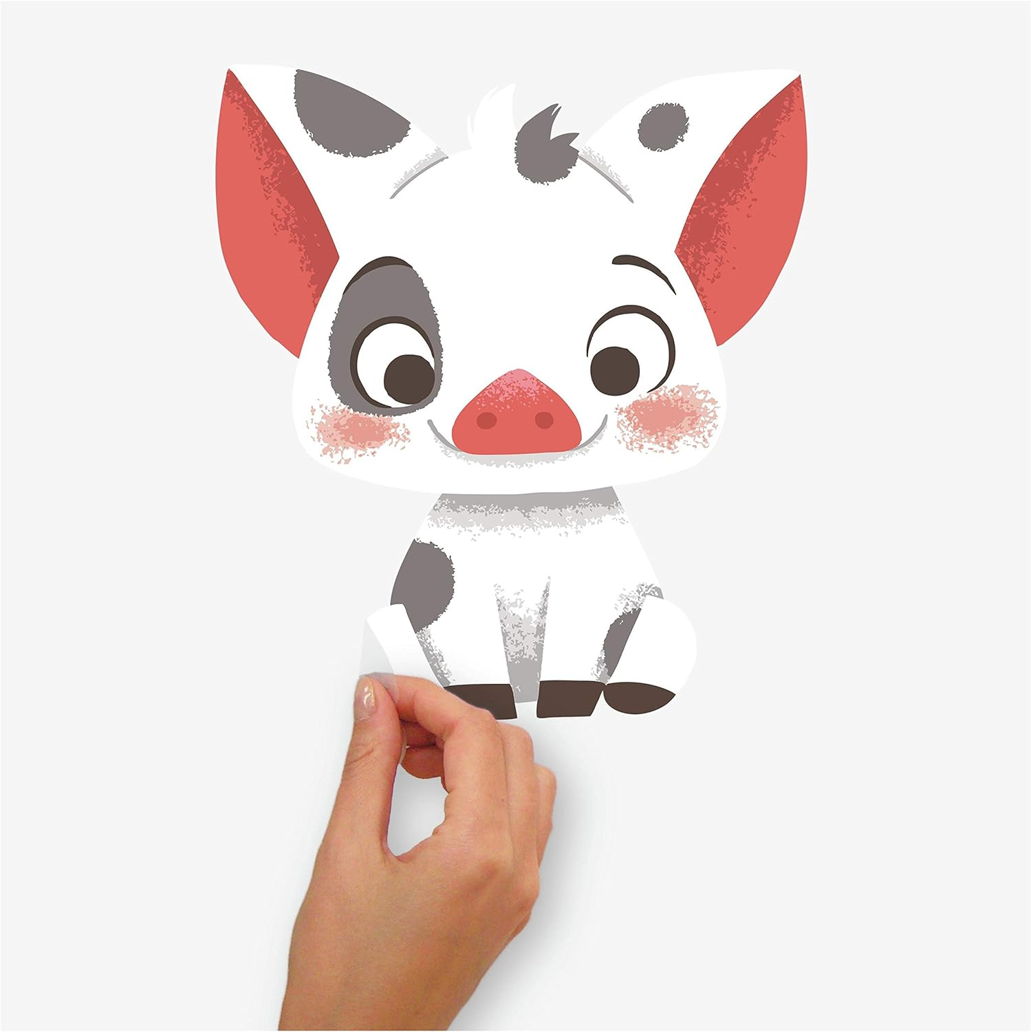 Roommates RMK4236GM Vintage Moana Peel and Stick Wall Decal, Brown, Green, Red