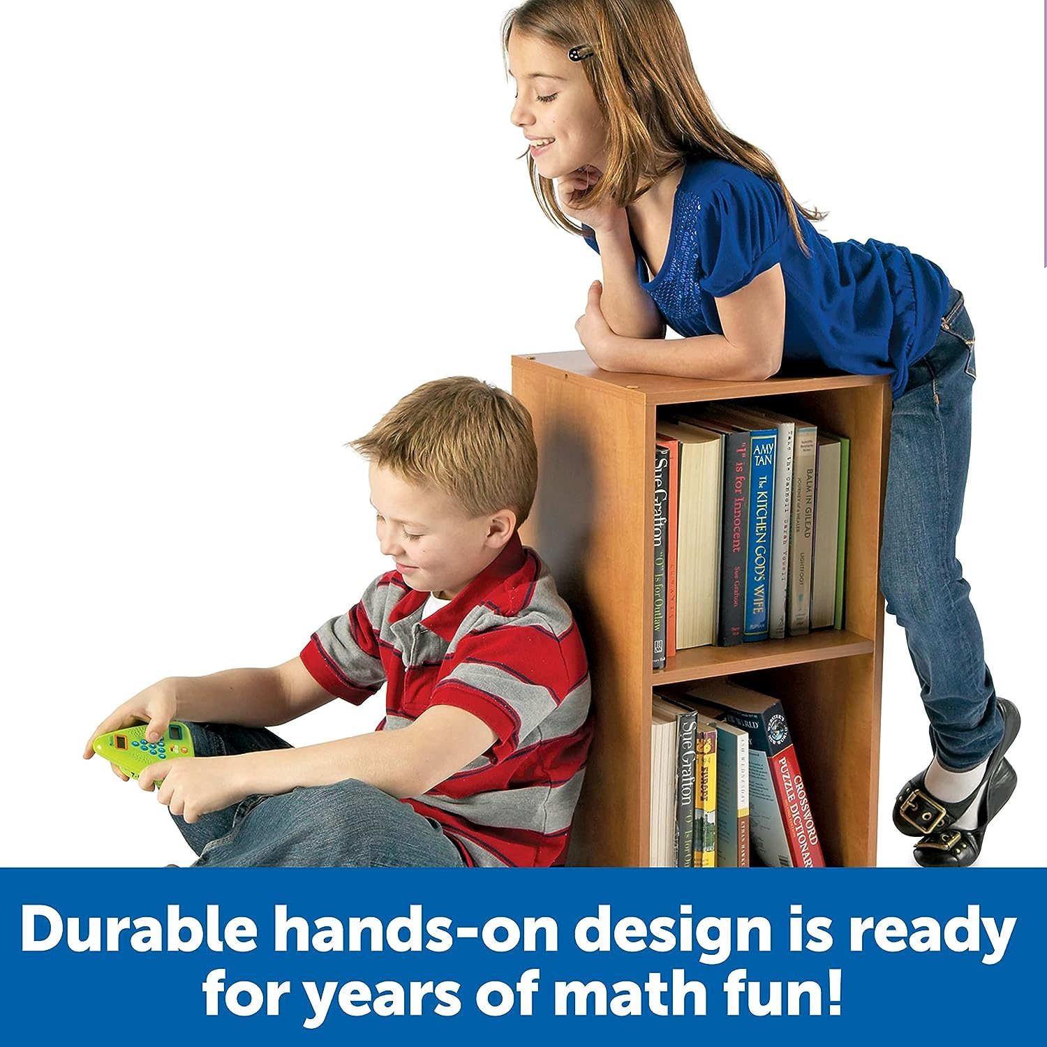 Learning Resources Minute Math Electronic Flash Card, Homeschool, Early Algebra Skills, 3 Difficulty Levels, Ages 6+ image number 2