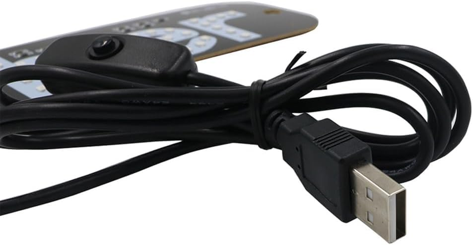 Led Light Signs,Taxi Light for Car with USB Plug,Glow LED Sign Decal Stickers,Bumper Sticker Vibrant LED Car Glow,Taxi LED Light Logo for Car Windshield with Suction Cups (Blue