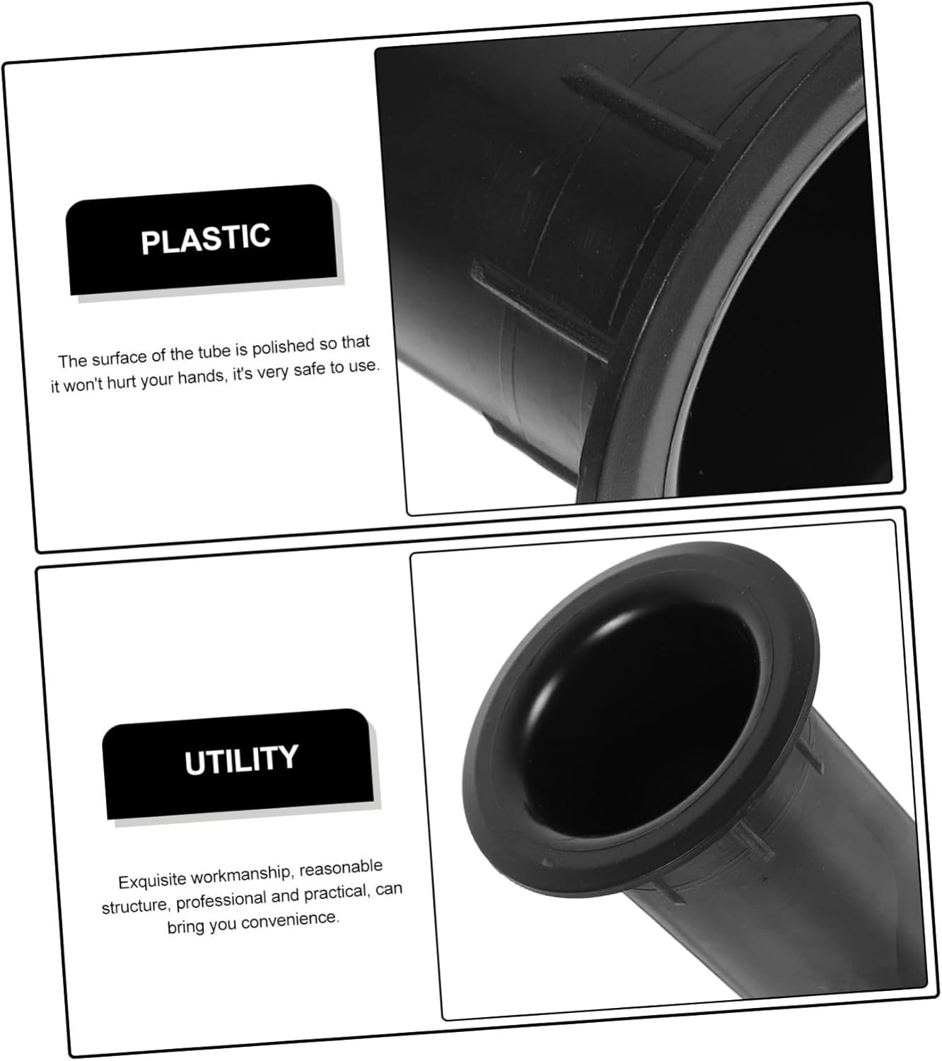 LAPYAPPE 12 PCS Plastic Speaker Port Tube Bass Reflex Accessory for Improved Speaker Cabinets Durable and Safe Replacement for Home image number 5