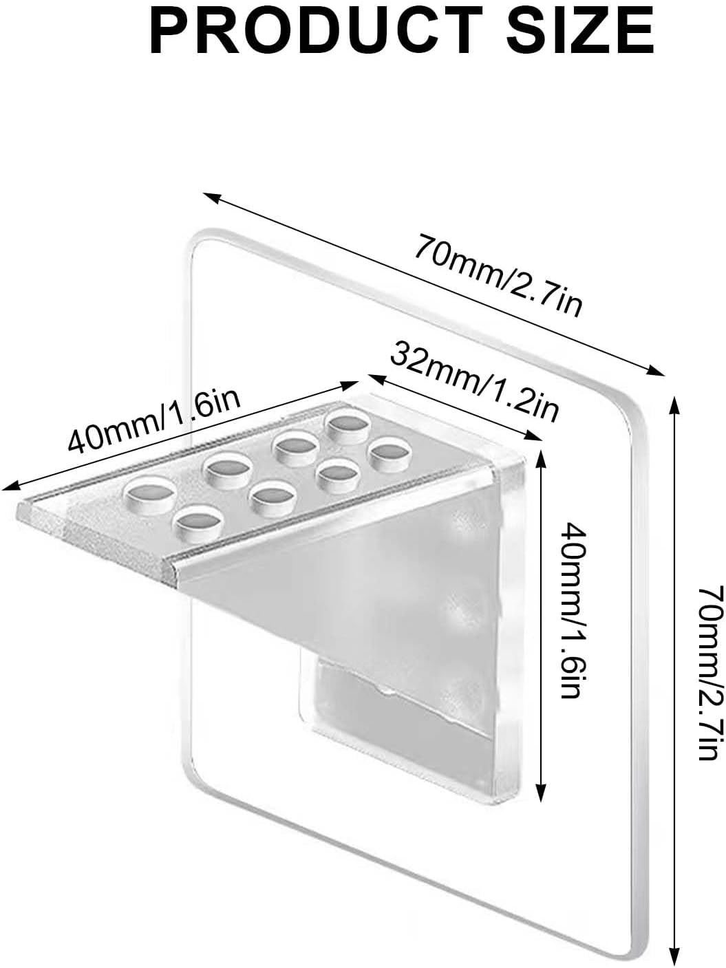 10Pcs Shelf Support Pegs,L-Shaped Support Racks,Self Adhesive Shelves Clips,Strong Partition Holders,Wardrobe Partition Holder Fixing Sticking Hook, for Kitchen Clapboard Layer Cabinet Book Shelves image number 1