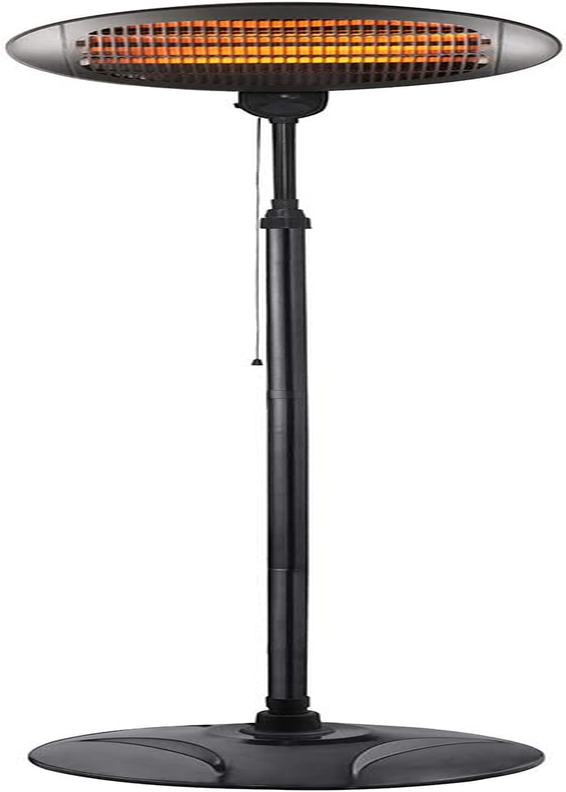 LENOXX Infrared Heater Free-Standing Portable Patio/Balcony Radiant Outdoor Heaters Plug and Set 2000-Watt with Adjustable Stand Height IPX4 Water-Resistant image number 1