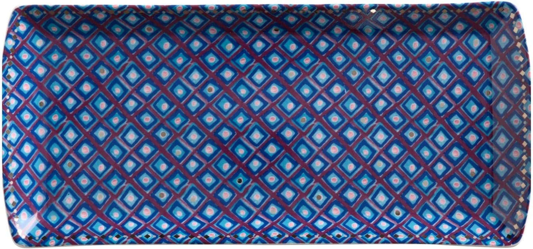 Maxwell & Williams Teas & C'S Silk Road Rectangle Platter 25X12Cm White Gift Boxed