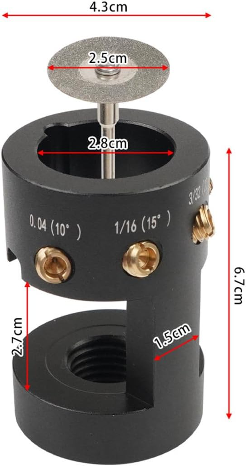 Gorise Tungsten Electrode Grinder TIG Welding Tool Set,Tig Welding Electrode Grinder with Adjustable Angle, Diamond Grinding Wheel and Rotary Connector. image number 4