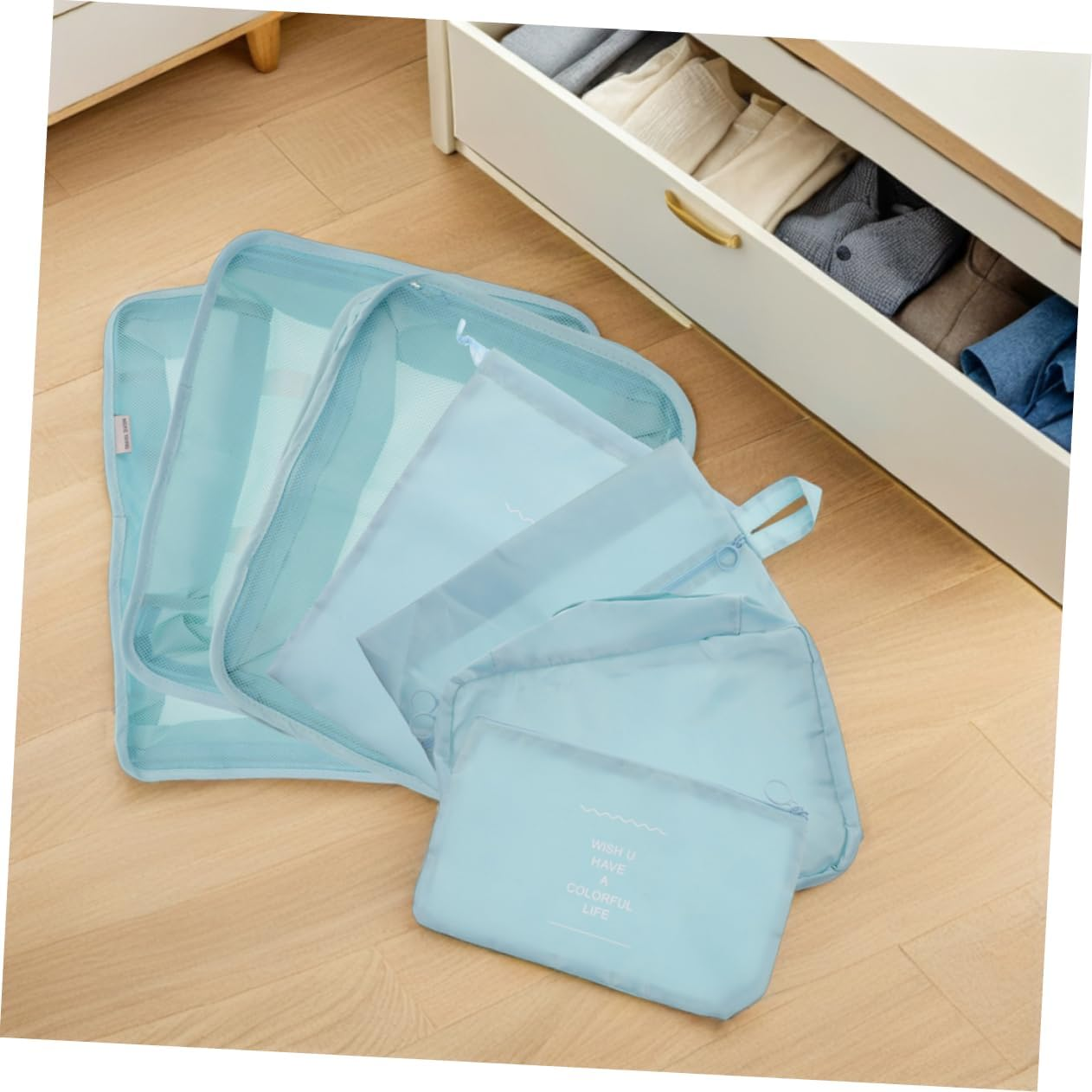 CTIRCHIU 14Pcs Packing Cubes Set for Travel Organizer Bag Suitcase Organizer Packing Cubes for Travel Storage Bags for Suitcase image number 2