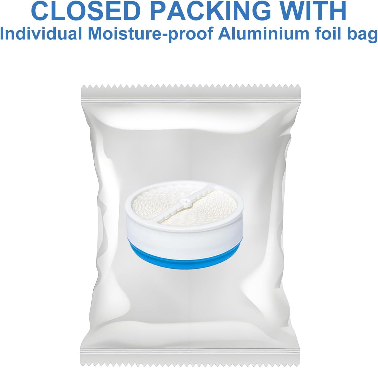 6 Pack Replacement Cartridges for Resmed Humidx Plus, Compatible with Airmini N20/P10/N30 Connector to Improve Comfort （Humidifier ONLY） (6 Pack)