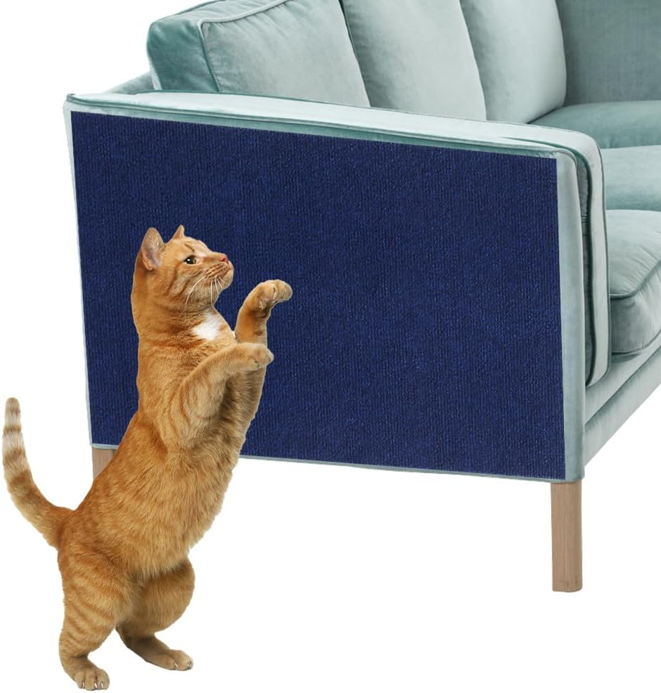 GETBSTOOP Cat Scratcher Mat Funitures Protective Mat Self-Adhesive Cats Scratch Carpet Multi-Purpose Trimmable for Furniture Sofa Wall image number 7