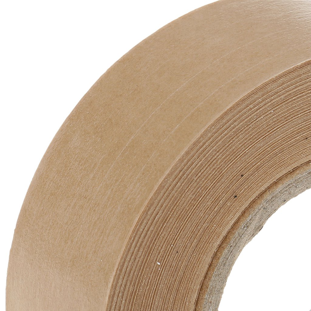 Amagogo Gumstrip Brown Sealing Tape Water Activated Gummed Kraft Paper Tape Picture Framing 24Mmx50 Metre Rolls image number 1