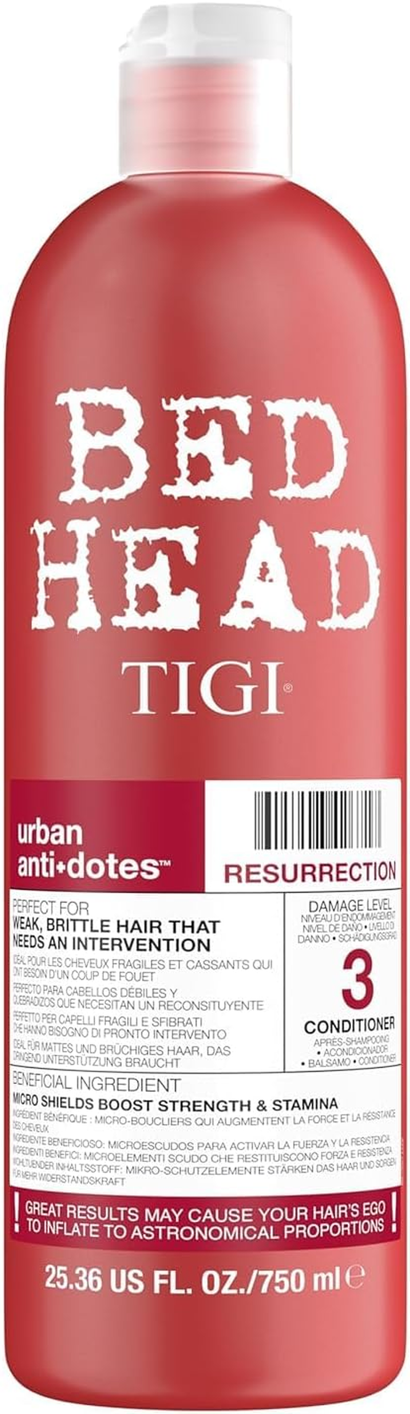 TIGI BH URBAN ANTI+DOTES ROW RESURRECTION LEVEL 3 CONDITIONER 750ML image number 6