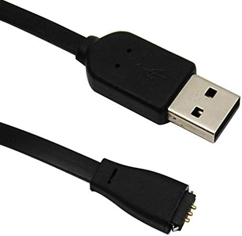 New USB Charger Charging Cable Cord Compatible with Fitbit Charge/Force Wristband Wrist Band Charge Replacement Charging Cable image number 1