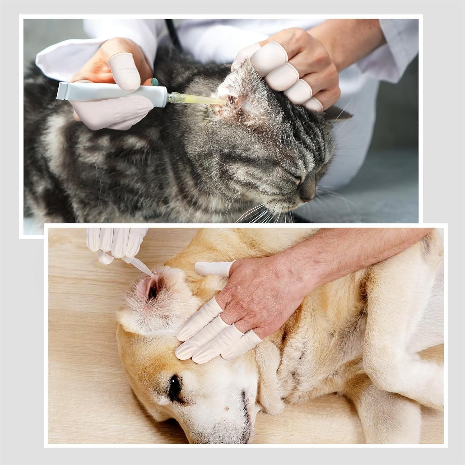 Latex Finger Cots Protectors,400Pcs anti Static Fingertip Protective Fingers Cots,Latex Finger Cots anti Static Fingertips,Rubber Fingertip Protective Fingers Cots,Latex Rubber Finger Caps Finger Cots image number 1