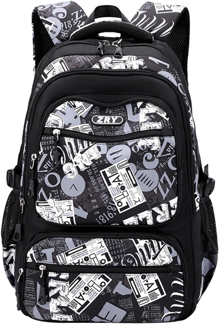 Sellerfun Men Teens Middle School Graffiti Backpack High School Laptop Daypack College Bag