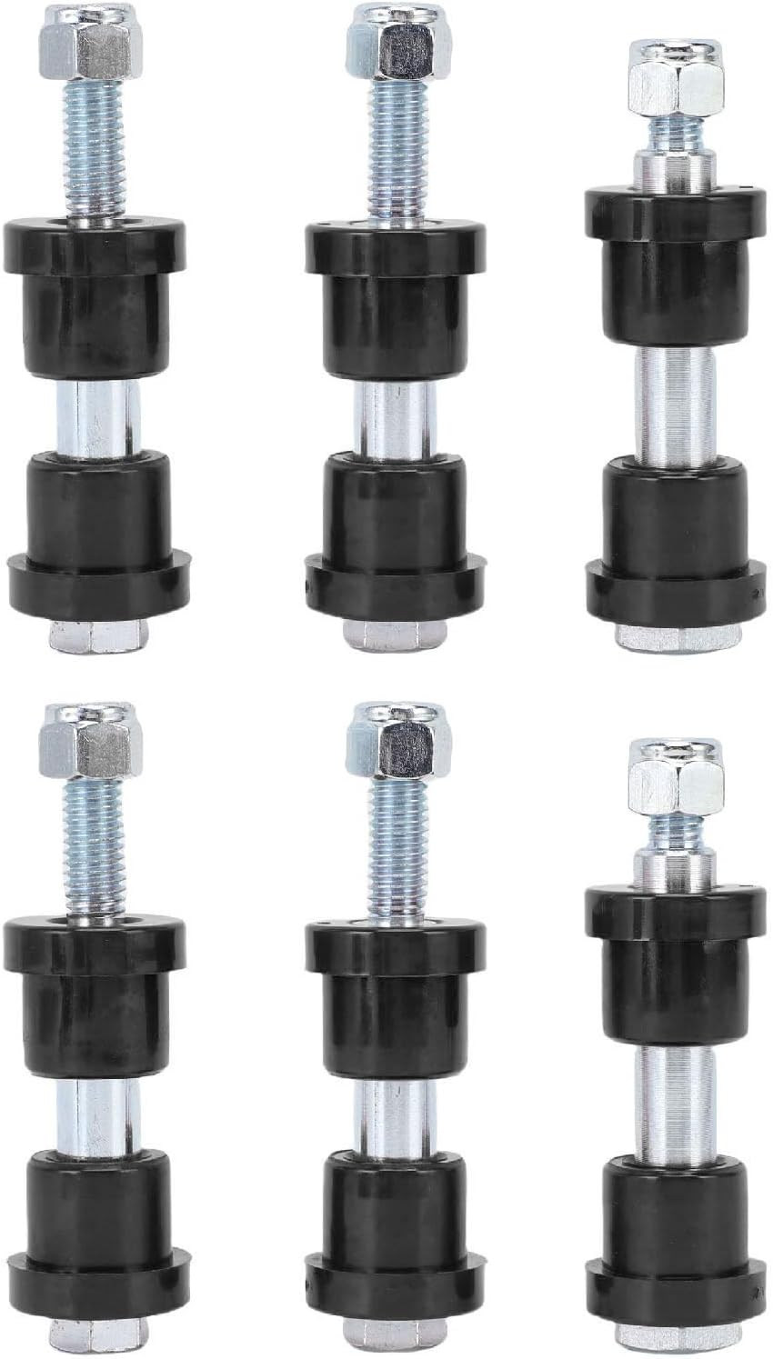 Zerodis Cart Accessories Bushing Kit Polyurethane Upgrade Noise-Reducing Design Fits 1994-Up Medalist DS EZGO TXT Leaf Spring Polyurethane Cart Bushings (Red)