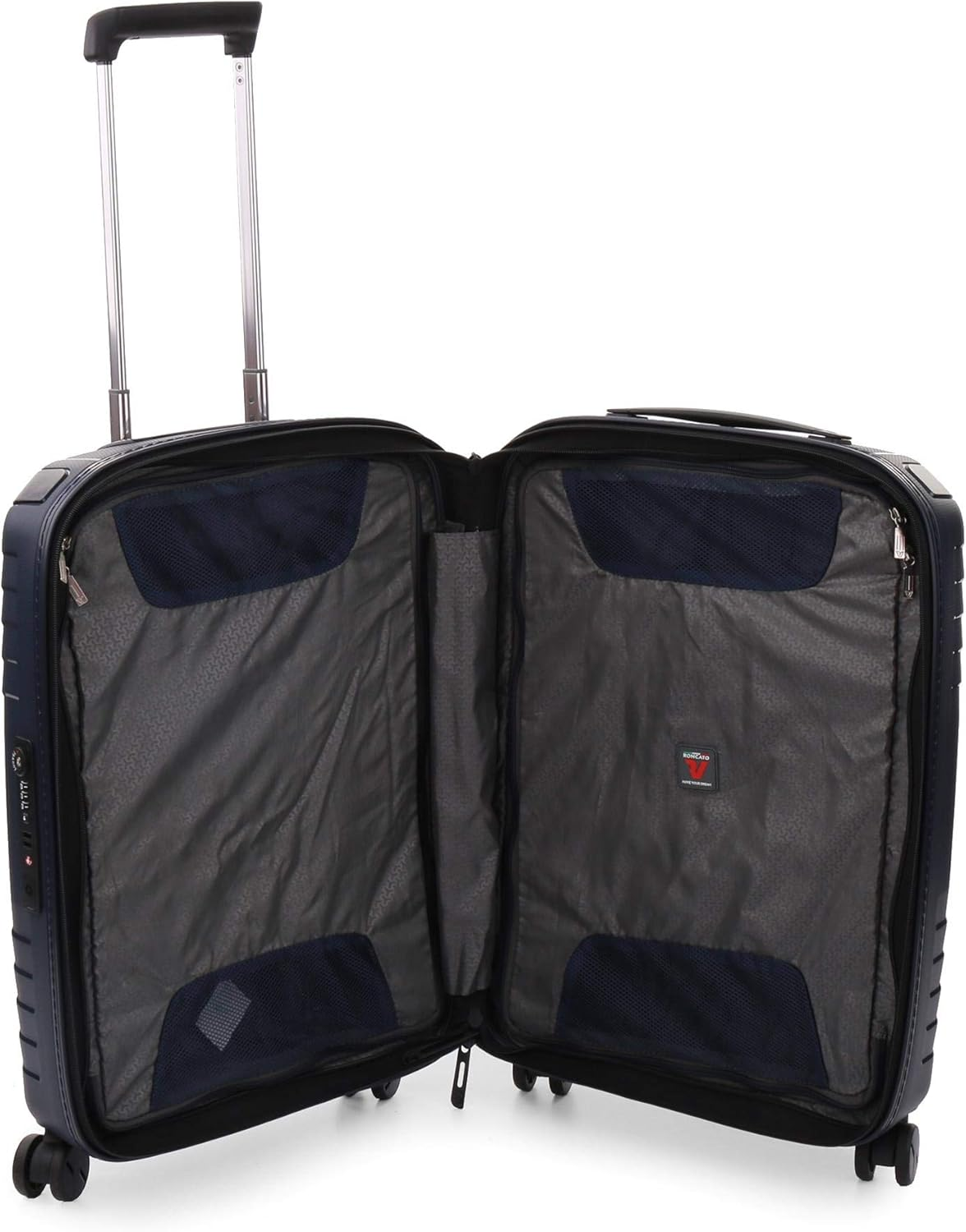 Roncato Ypsilon Carry on 55Cm Hardsided Exp Spinner Suitcase Dark Blue image number 2
