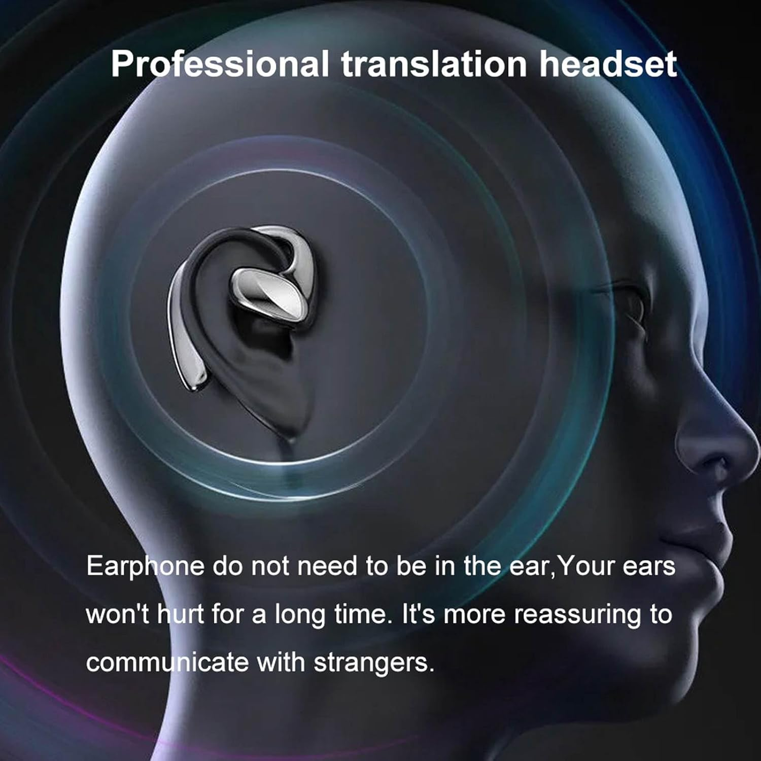 Marhynchus Language Translator Earbuds Translator Device Translator Headphones Two Way Translation 150 Languages 97% Accuracy 5.3 Touch Control Noise Reduction