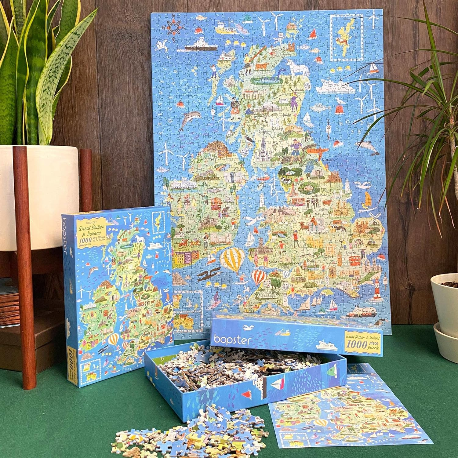 BOPSTER Great Britain Ireland Jigsaw PUZ image number 1