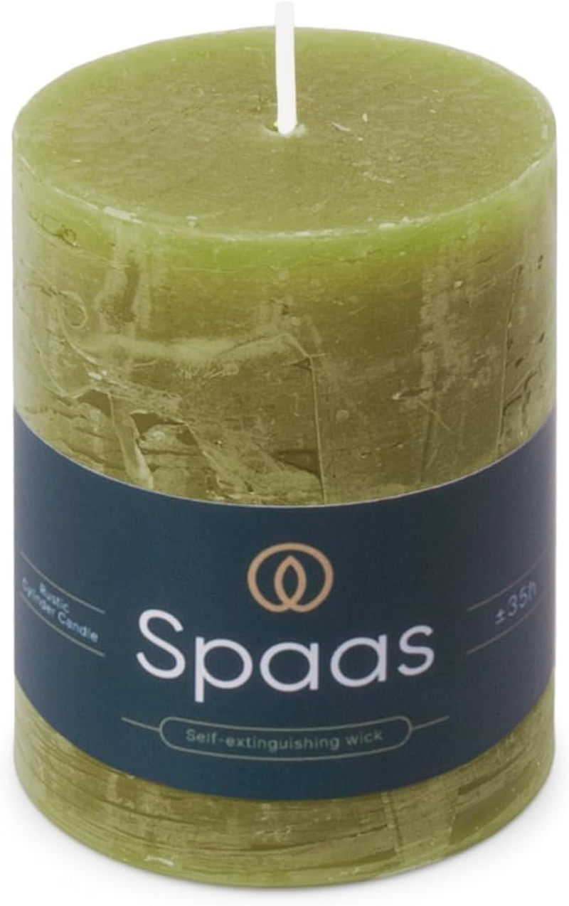 Spaas Rustic Pillar Candle 70/95 Mm Pack of 35 Dark Blue image number 6