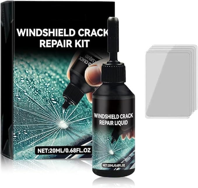 Upgraded Windshield Crack Repair Kit, Professional Glass Repair Liquid for Chips & Cracks, Quick Fix Windshield Repair Tools for Cars, Windows & Mirrors, Includes Premium Crack Filler & Applicator image number 4