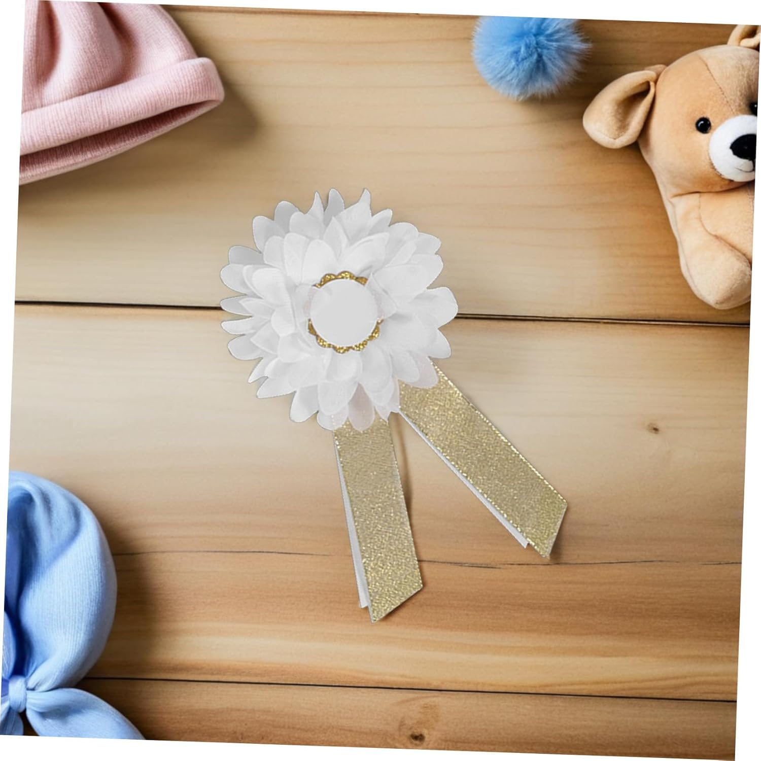 Adjustable Floral Satin Ribbon Belly Band for Pregnant Women Breathable Maternity Sash Belt for Shower Pregnancy Photoshoot Comfortable Skin-Friendly Fit image number 1