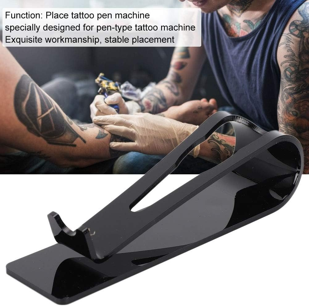 Acrylic Tattoo Machine Holder Stand Rest Support Organizer Tattoo Pen Display Stand Shelf Rack for Tattoo Machine Supply Accessories Tool 1Pc image number 3