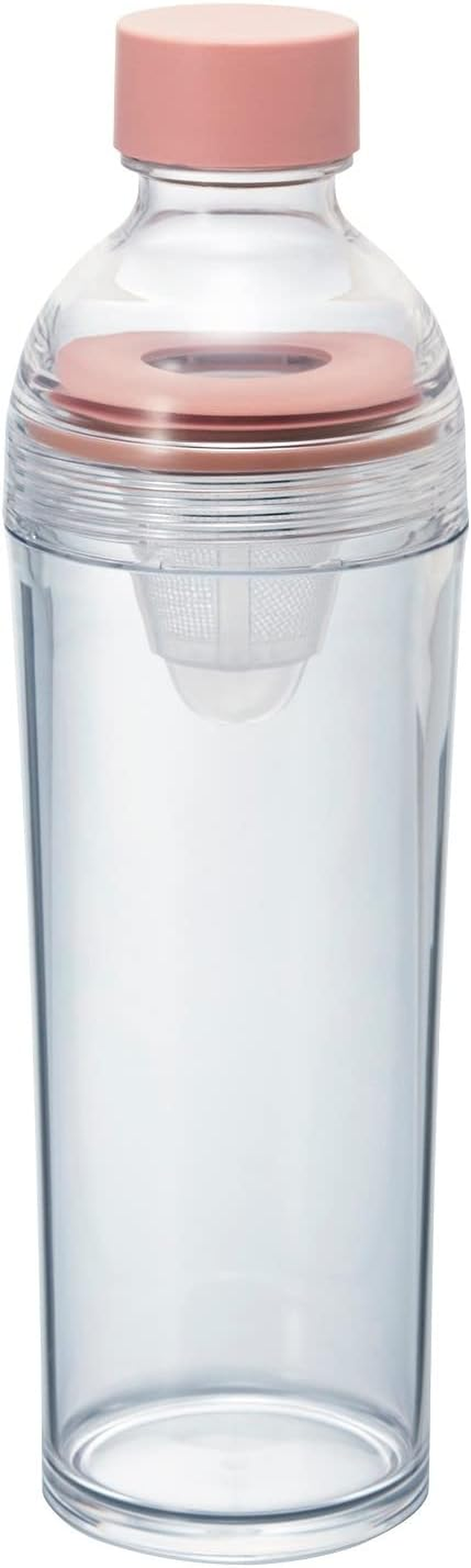 Hario Cold Brew Tea Portable Bottle, 400Ml, Smoky Pink