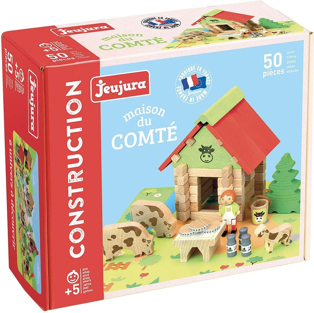 Jeujura Maison Du Comte 8224 8224 Maison Du Comte Animal Wooden Construction Kit 50 Pieces image number 1