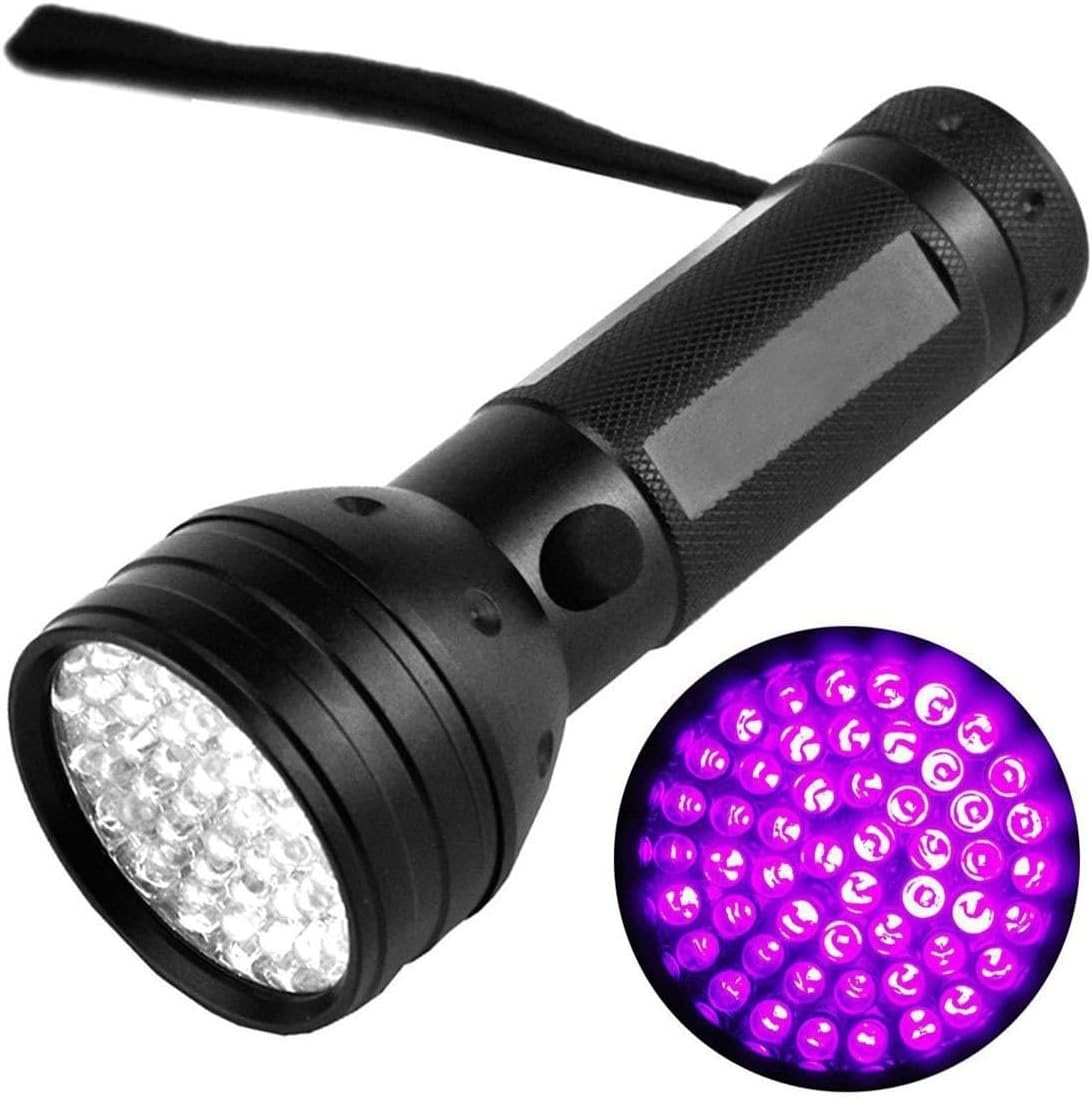 UV Lighttorch - 395Nm Powerful Black Light Flashlight | Multi-Purpose UV Light for Pet Urine Detection, Ghost Hunting & Stain Inspection