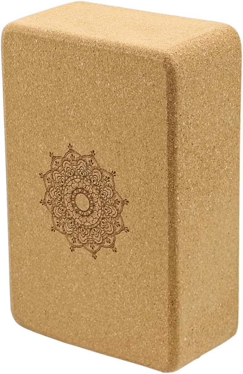 Namvo Cork Yoga Block, Natural Cork Yoga Brick, High Density Eco-Friendly Yoga Accessories for Women, Ideal for Yoga, Pilates, General Fitness and Stretching, 22.5 X 14.5 X 7.5 Cm image number 6