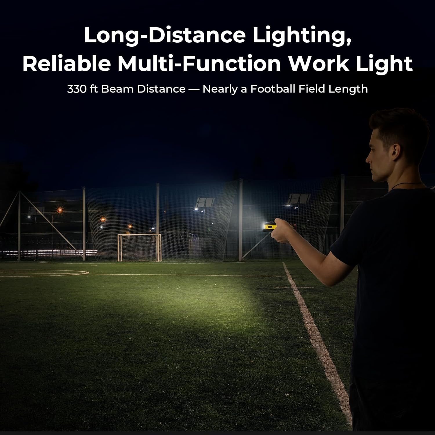 Bougerv WL01 LITE Work Light Rechargeable, 400 Lumens Magnetic Torch, Portable Inspection Light with 180&deg; Rotating Stand & Hook, Multiple Lighting Modes for Car Repair, Camping, Outdoor, Emergency image number 4