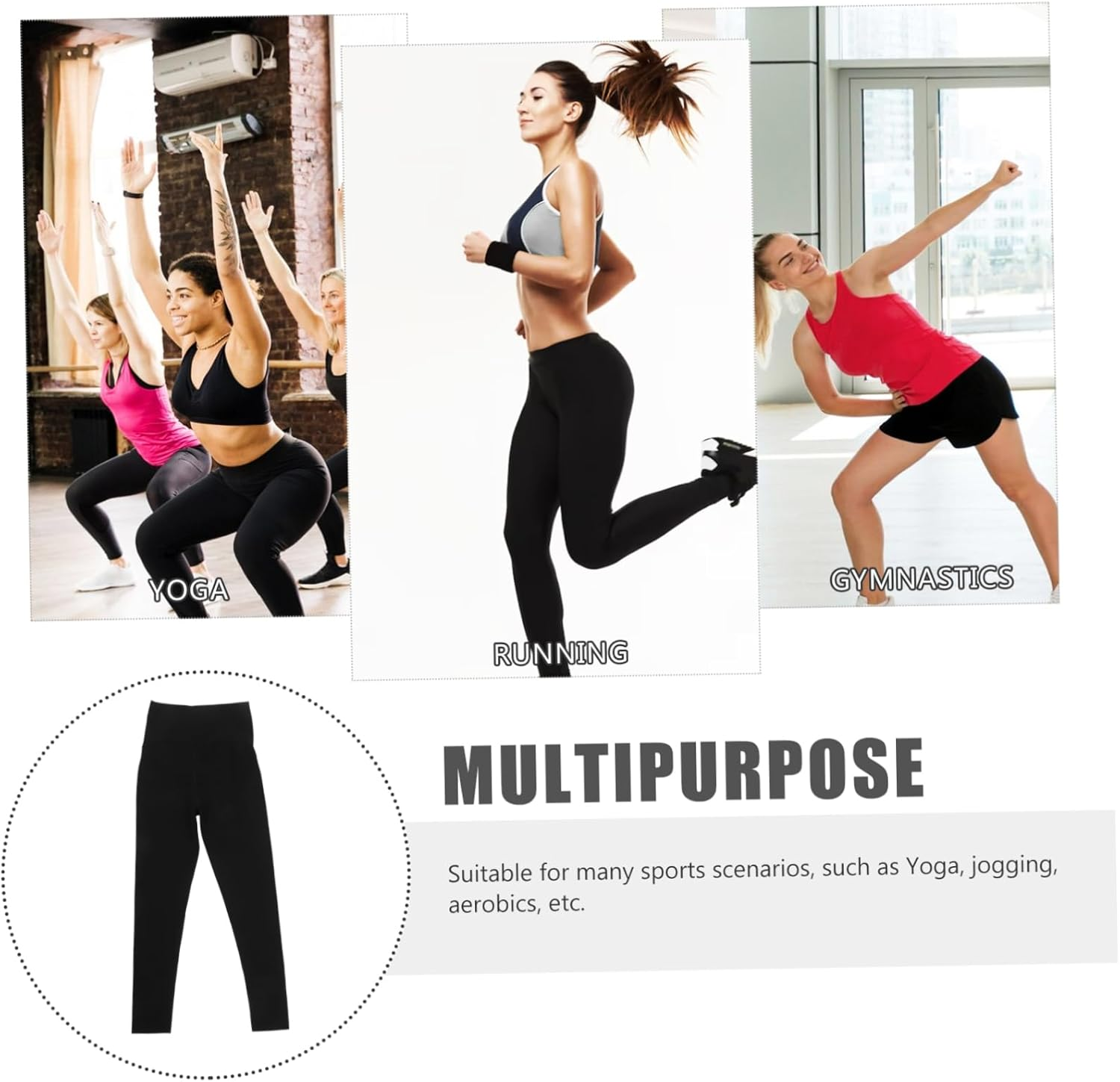 Minkissy Women Maternity Leggings over the Belly Pregnancy Pants Elastic Maternity Workout Leggings Comfortable and Versatile for Yoga Walking and Daily Activities XL image number 6