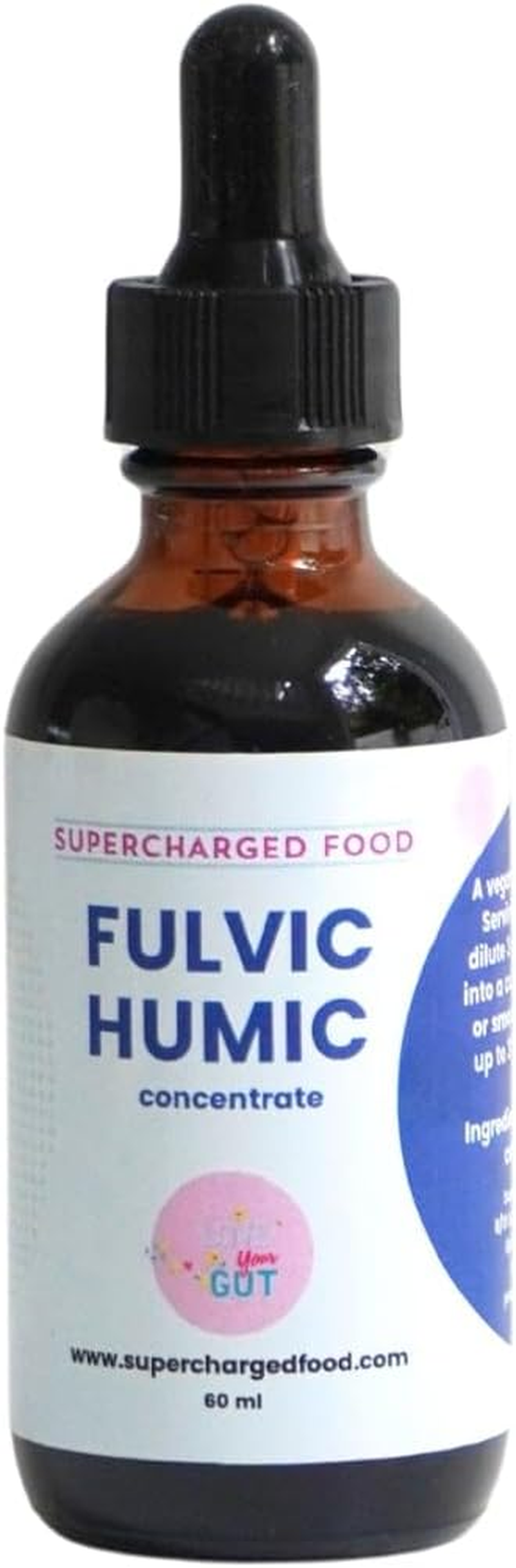 Fulvic Humic Concentrate | Natural Liquid Support for Inner Balance | by Lee Holmes' Supercharged Food | Trusted since 2012 (30Ml) image number 4
