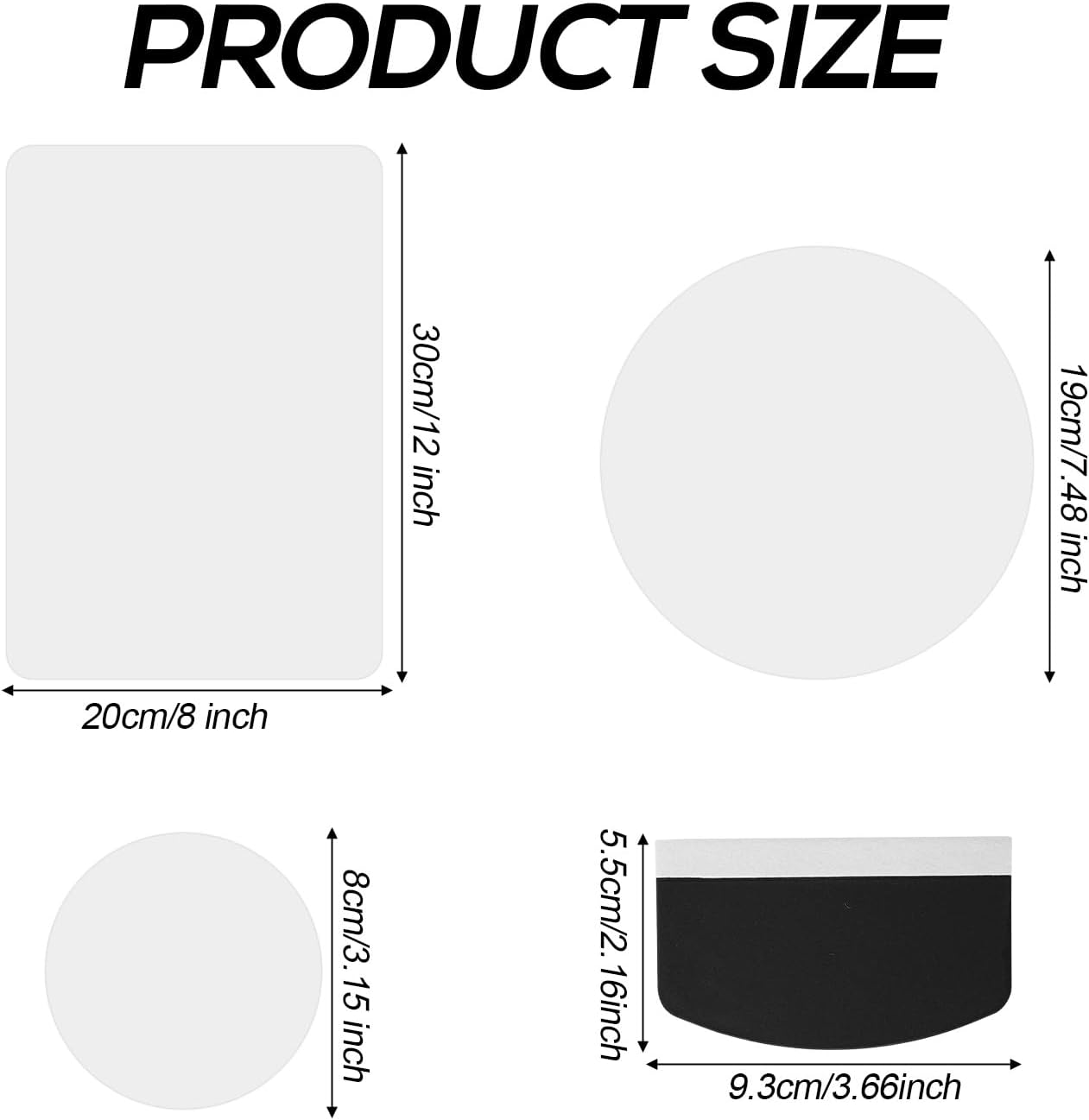 9Pcs Transparent Suction Stickers for Stokke Tripp Trapp Tray, round & Rectangle Strong Suction Fixer Adhesive Tray Sticker for High Chairs Baby Plates Bowls & Toys Stability image number 2