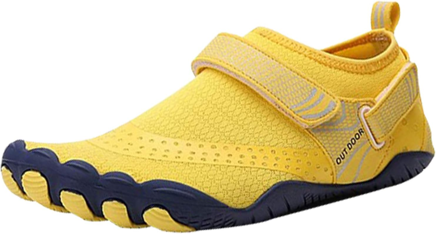 Funmoon Barefoot Water Shoes Mens Womens Quick Dry Aqua Shoes Unisex Swimming Shoes for Men, Beach, Diving, Surfing, Boating, Snorkeling Shoes