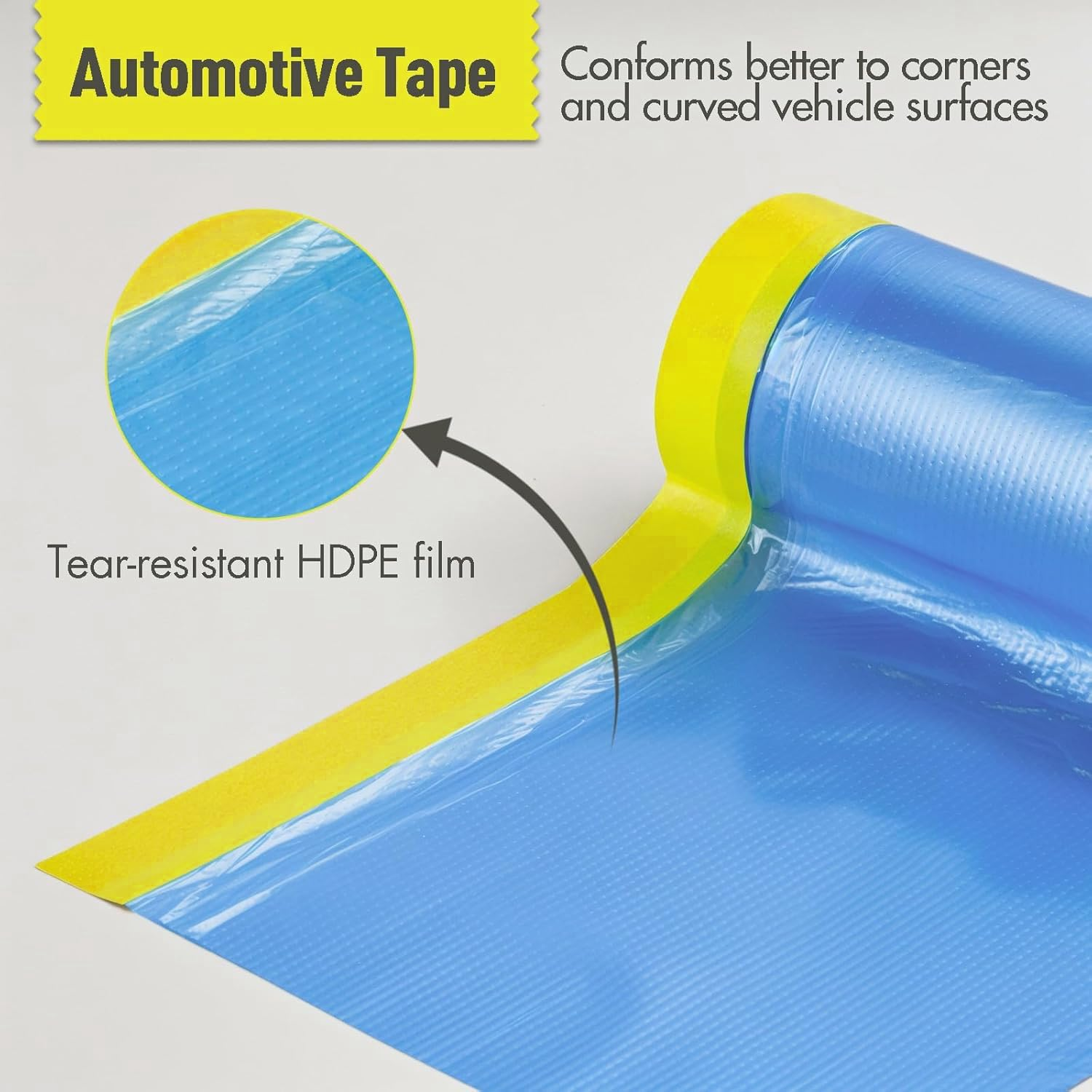 Automotive Painting Covering, General Painters Plastic Drop Cloth for Auto Wall Furniture Painting Spraying from Dust Contamination (8) image number 2