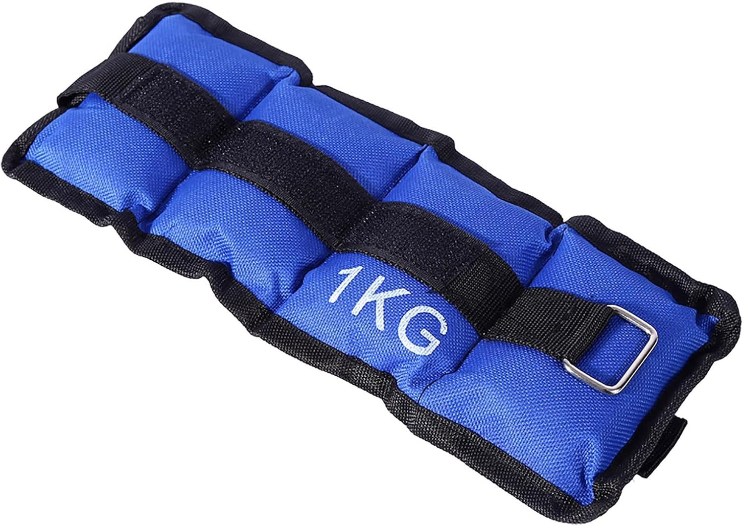 2 X 1Kg Ankle Weights for Women Men Kids, Ankle Weights/Wrist Weights Heavy Duty Nylon Adjustable Weight Double Fabric Fitness Yoga Weight Training Ankle Weight for Weight Loss image number 2