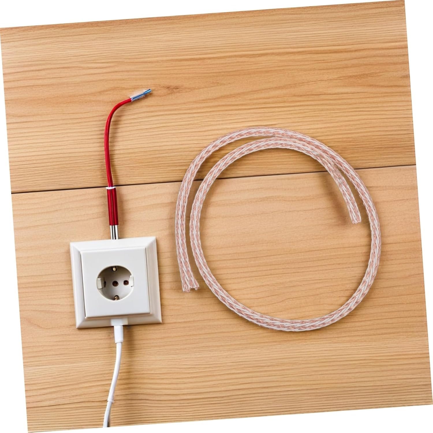 WATIIFUFU High Fidelity Copper Speaker Wire for Home Theater Sound System Hifi Surround Audio Connection Cable with Signal Integrity and Noise Transmission image number 2