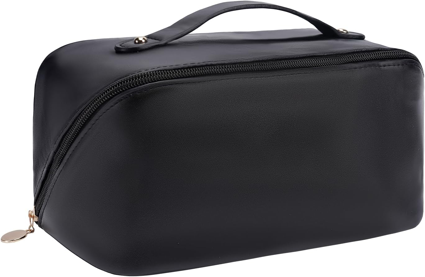 Makeup Bag,Large Capacity Make up Bag,Portable Travel Cosmetic Case for Women,Waterproof Toiletry Storage Organizer Pouch