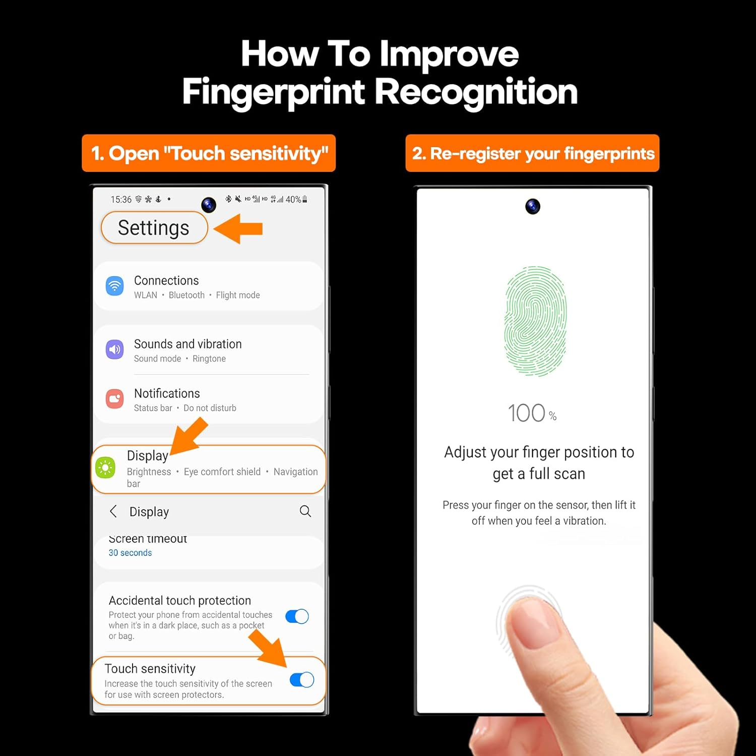 TOCOL 2 Pack for Samsung Galaxy S25 Ultra Screen Protector 6.9-Inch Instant Installation, 14FT Military Grade Shatterproof, 9H+ Hardness Tempered Glass HD Clear Protection No Bubbles No Dust image number 3