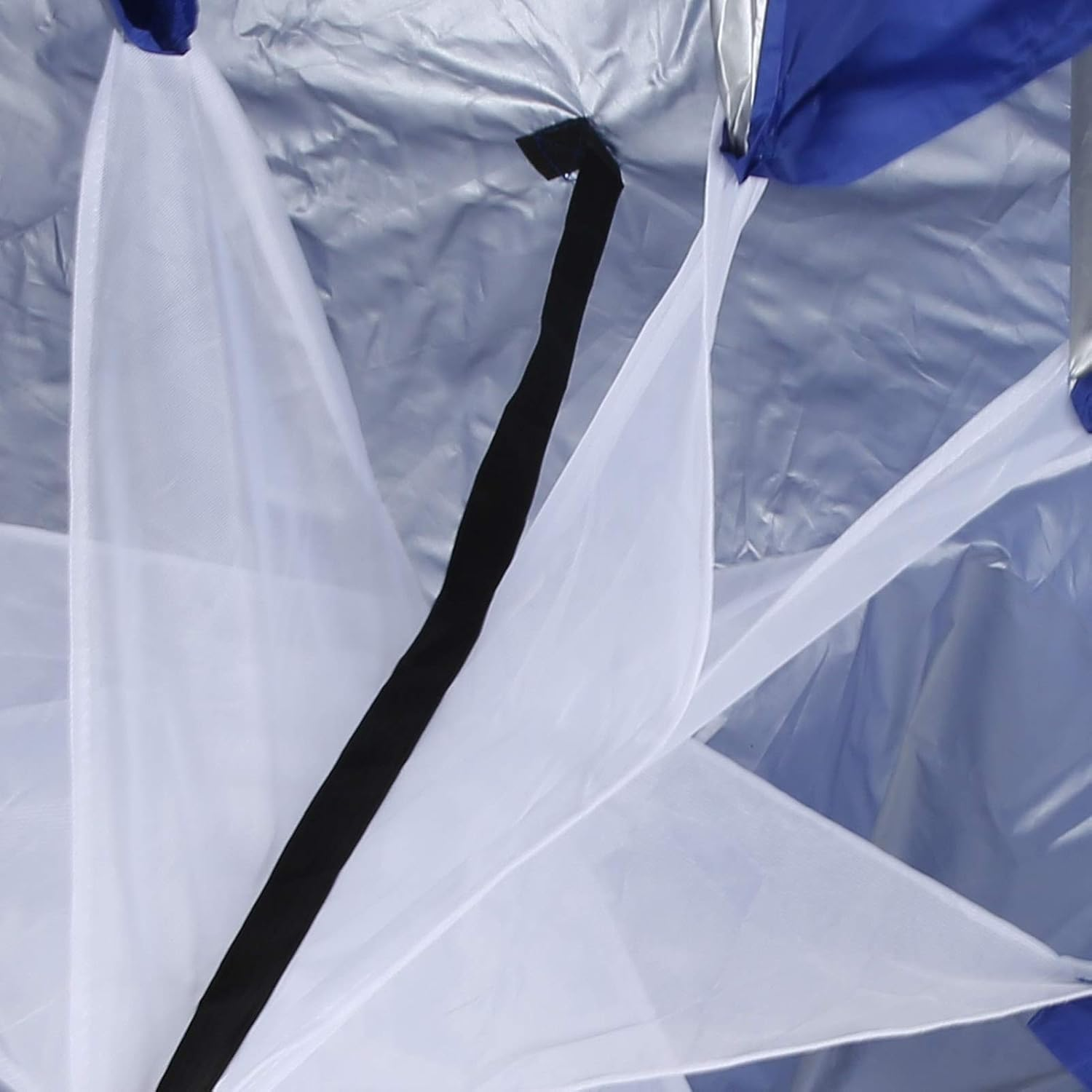 Training Parachute, Carry Bag Running Speed Parachute with Tunable Strap, Chute Resistance for Kids Youth and Adults - Black image number 5