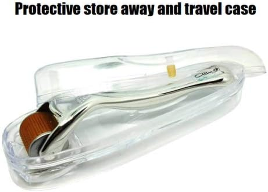 Allure Derma Roller 0.5Mm 192 Real Inserted Titanium Needles Skin Care anti Aging anti Wrinkle Hair Growth