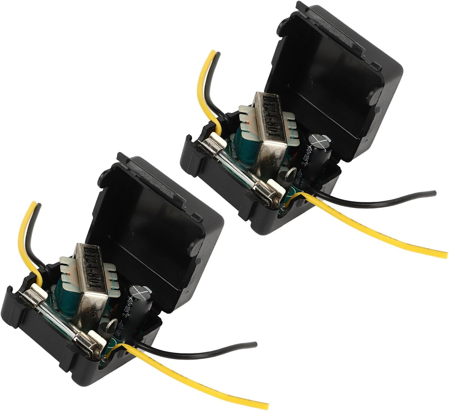 Zerodis 2Pcs Car Power Filter, 12V Car Stereo Audio Filter Noise Isolation Reducer Interference Proof Noises Reduction Reliable Stereo Power Supply Filter for Equalizers Amplifiers image number 3