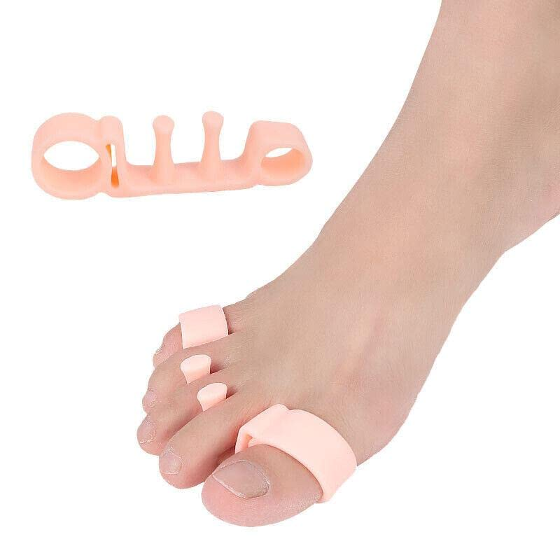 New Bunion Corrector Toe Separators Silicone Gel Elastic Straighteners Spacers, Soft Silicone Gel, Elastic and Comfortable Straighteners, Foot Care Spacers for Pain Relief image number 4